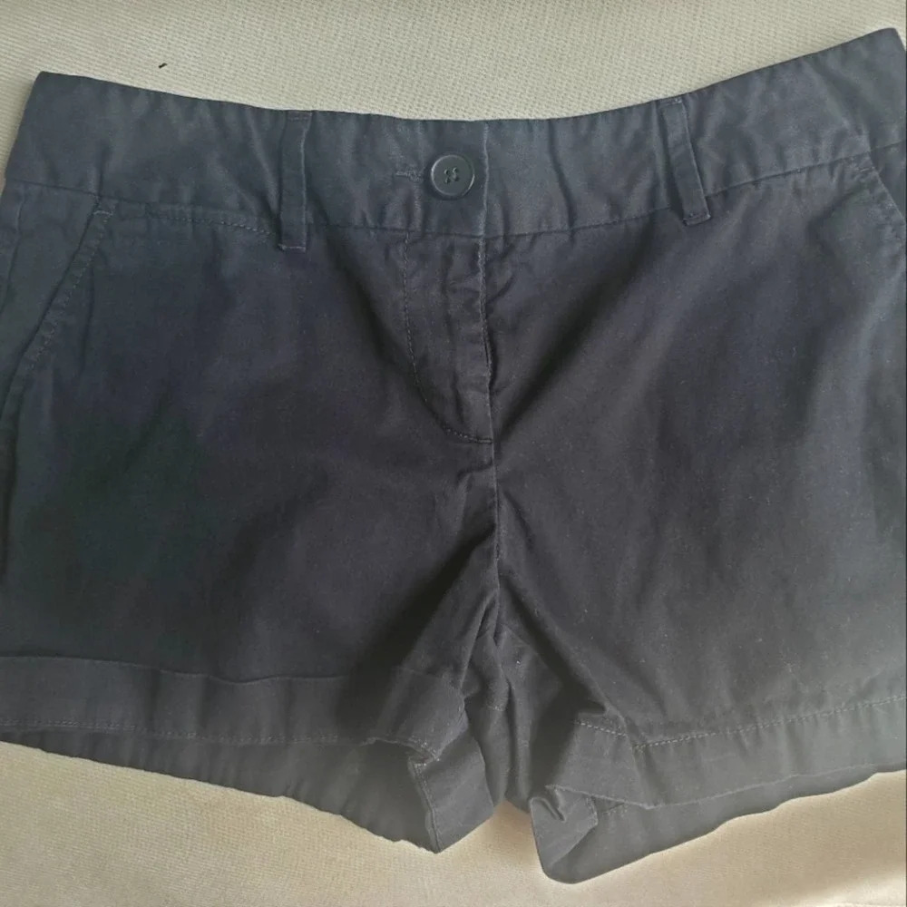 Ann Taylor Loft Size 4 Black Cotton Shorts